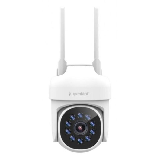 Cámara IP Gembird TSL-ODCAM-WRHD-01 Exterior 4MP QHD 2K Visión Nocturna 355° WiFi