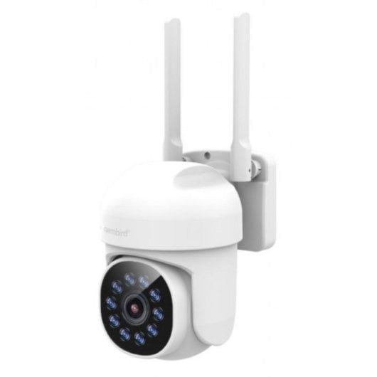 Cámara IP Gembird TSL-ODCAM-WRHD-01 Exterior 4MP QHD 2K Visión Nocturna 355° WiFi