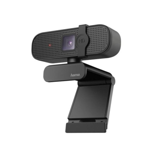 Cámara web Hama C 400 Full HD 2MP micrófono integrado USB 2.0 negra con base para pantalla