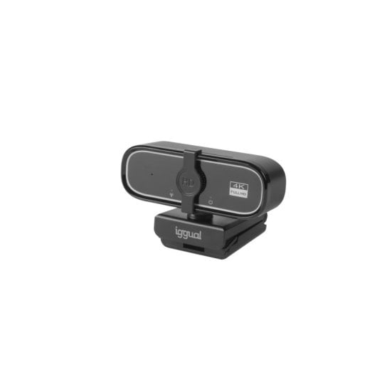Webcam iggual USB 4K UHD WC3840 Business Pro View 8MP Enfoque Auto Cancelación Ruido