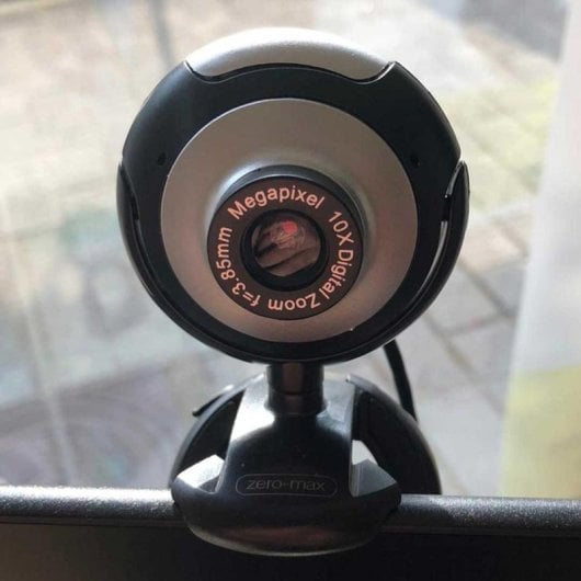 Zero-Max ZM-020 Webcam 1MP 480p USB 2.0 com Microfone com Zoom Digital 10x Preta/Cinzenta