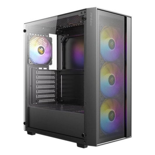 Torre PC Gaming Antec AX65 ARGB Midi Tower Negro ATX/ITX/micro ATX Ventana Lateral 4x Ventiladores RGB