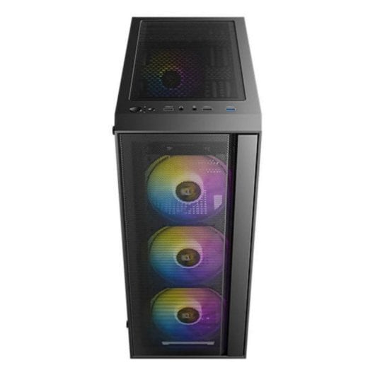 Torre PC Gaming Antec AX65 ARGB Midi Tower Negro ATX/ITX/micro ATX Ventana Lateral 4x Ventiladores RGB