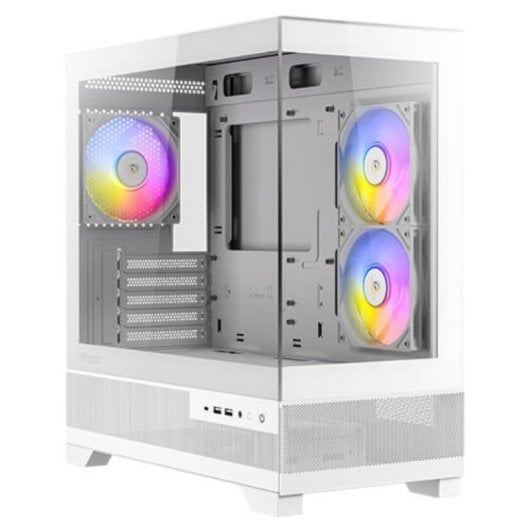 Antec CX500m RGB Mini Torre Micro-ATX com Vidro Temperado e 3x USB 3.2 Branca