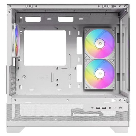 Antec CX500m RGB Mini Torre Micro-ATX com Vidro Temperado e 3x USB 3.2 Branca