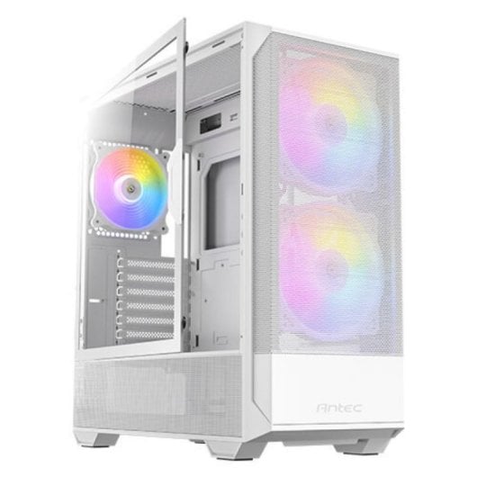 Antec NX416L White Torre Gaming RGB ATX Vidro Temperado USB-C Branca