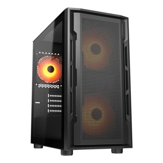 Caja PC COUGAR Uniface Mini RGB Blanco Micro ATX/Mini-ITX ARGB Cristal Templado