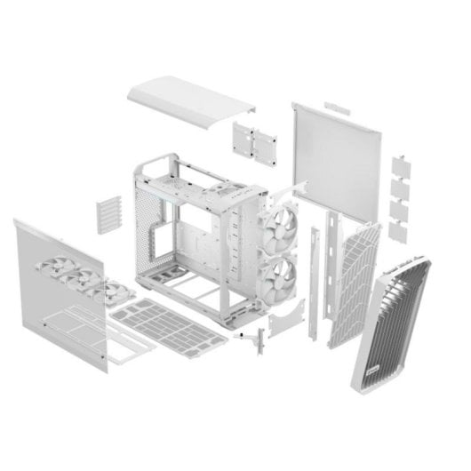 Torre Fractal Design Torrent Blanco Acero Vidrio Templado ATX EATX Iluminación RGB