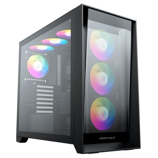 Caja PC Gaming Keep Out XC-911PROXL+ Cristal Templado ARGB E-ATX/ATX/Micro-ATX/ITX Negra