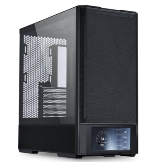 Torre Lian Li LAN207DX Negro ATX/Micro ATX/Mini-ITX Pantalla 6" Vidrio Templado
