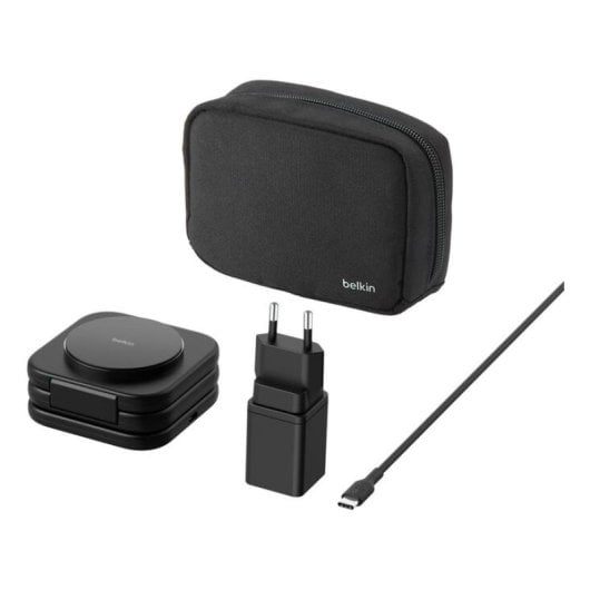 Belkin BoostCharge Pro Auriculares, Smartphone, Reloj inteligente Negro Corriente alterna, USB Cargador inalámbrico Carg