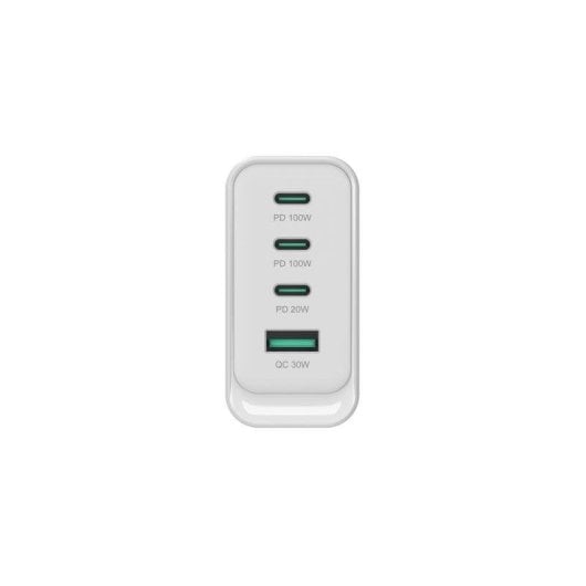 Carregador Conceptronic ALTHEA22W100 100W 3x USB-C 1x USB-A GaN Branco