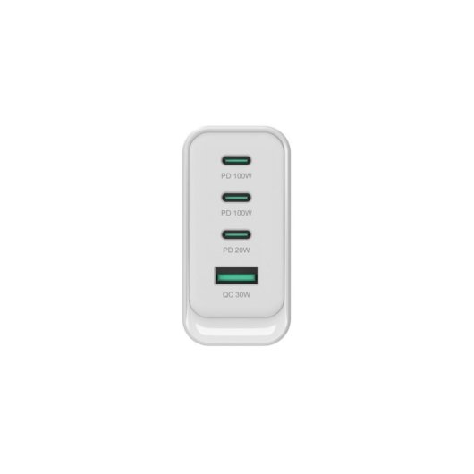 Carregador Conceptronic ALTHEA22W100 100W 3x USB-C 1x USB-A GaN Branco