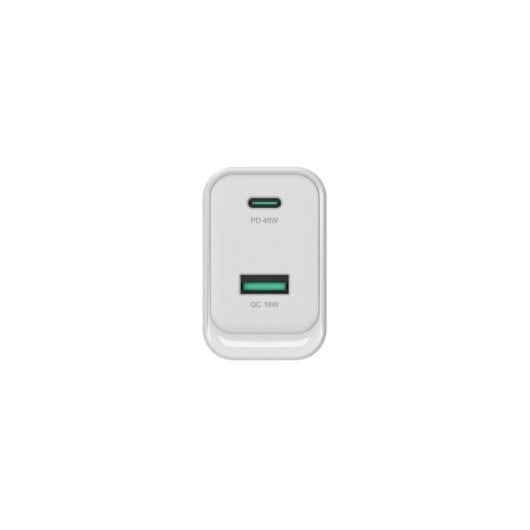 Chargeur universel Conceptronic ALTHEA20W45 45W GaN USB-C USB-A blanc