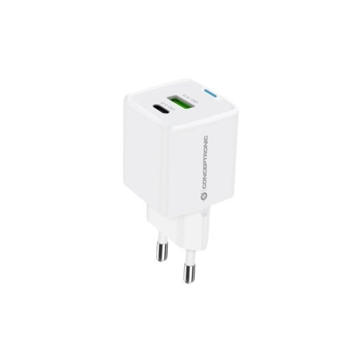 Conceptronic ALTHEA16W Universal-Ladegerät für Mobilgeräte, weiß, Wechselstrom, schnelles Laden, für den Innenbereich