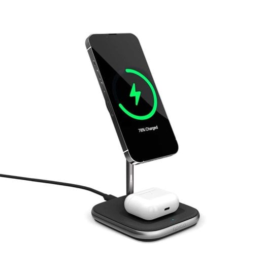 Epico 9915101300200 cargador de dispositivo móvil Auriculares, Smartphone Negro, Gris CC Cargador inalámbrico Interior