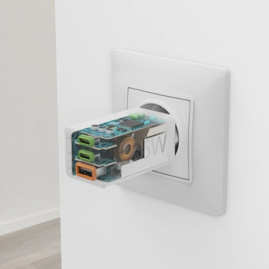 Hama 00201996 Caricabatterie per dispositivi mobili Smartphone Bianco Corrente alternata Ricarica rapida Interno, Esterno
