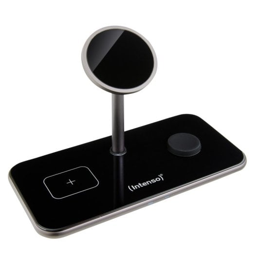 Intenso MB13 Auriculares, Smartphone, Reloj inteligente Negro USB Cargador inalámbrico Carga rápida Interior