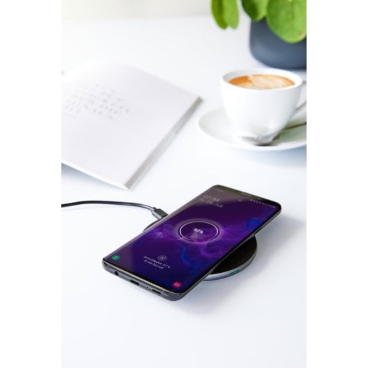 Intenso BA2 Smartphone Schwarz, Silber USB-Wireless-Ladegerät Schnelles Aufladen Indoor