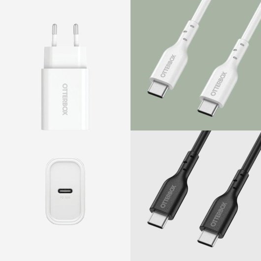Carregador OtterBox 78-81341 USB-C 30W Power Delivery 3.0 Branco EU