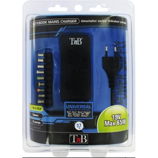 T'nB CHNB19V65 cargador de dispositivo móvil Portátil Negro Corriente alterna Interior