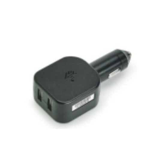 Chargeur pour appareil mobile Zebra CHG-AUTO-USB1-01, adaptateur allume-cigare noir pour PDA