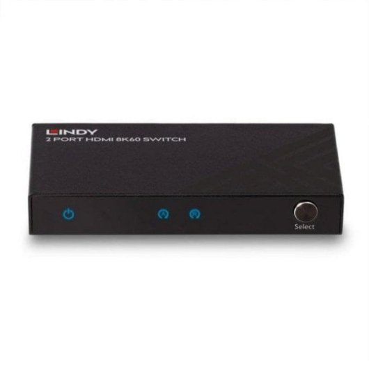 Switch HDMI Lindy 38337 3 Ports HDMI 2.1 8K 60Hz Schwarz Metall