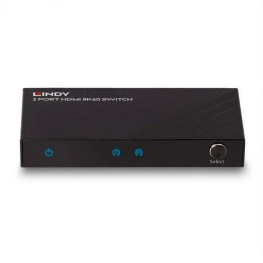 Switch HDMI Lindy 38337 3 Ports HDMI 2.1 8K 60Hz Schwarz Metall