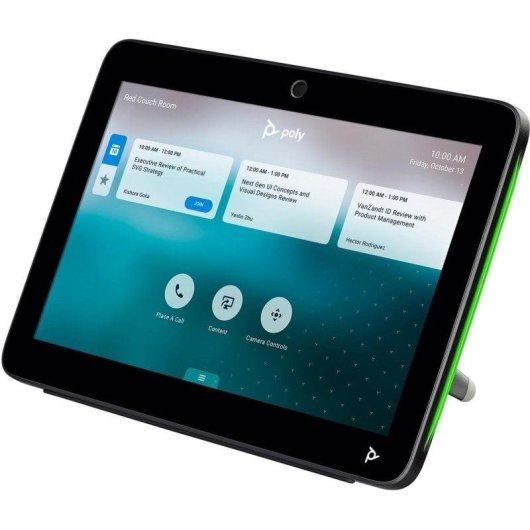 Controlador Táctil Poly TC10 WXGA 10.1" Negro PoE Pantalla 1280x800 Ethernet RJ-45