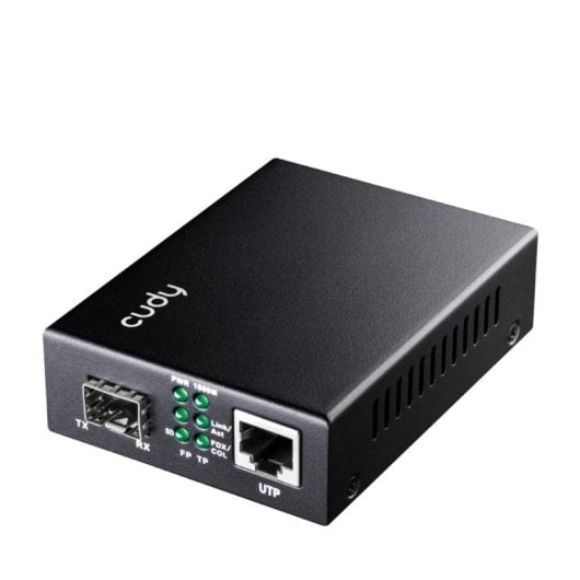 Conversor de Medios Cudy MC220 1000Mbit/s Gigabit Ethernet SFP Monomodo 20km Negro