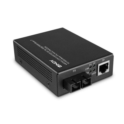 Convertidor de fibra óptica Lindy 25119 SC Multimodo 550m Gigabit Ethernet LAN