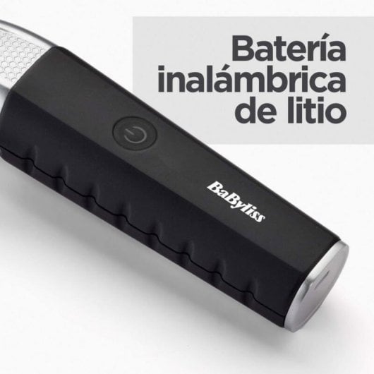 Máquina de Cortar Cabelo BaByliss E812E bateria lítio aço inoxidável 8 pentes guia sem fios