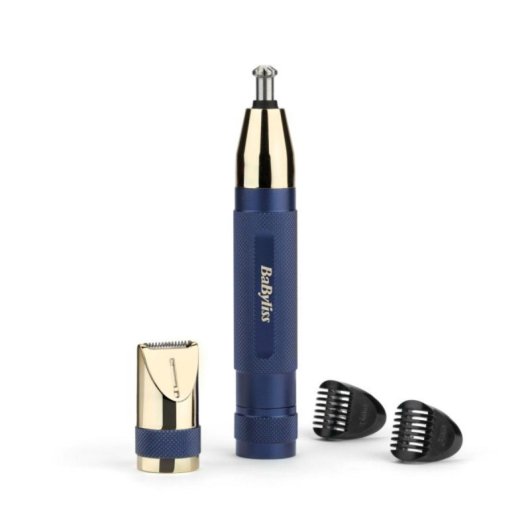 Recortadora facial BaByliss E112E Multicolor Batería Lavable Peine Ceja Estuche