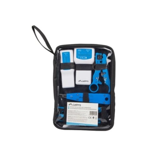 Juego de herramientas Lanberg NT-0302 Multicolor con conectores RJ-11 y RJ-45 funda incluida