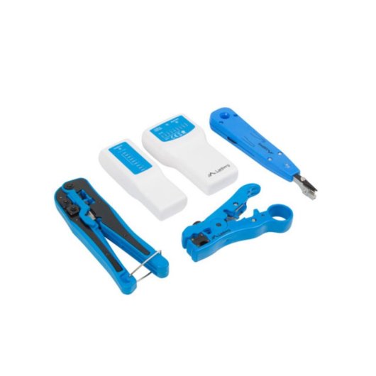 Juego de herramientas Lanberg NT-0302 Multicolor con conectores RJ-11 y RJ-45 funda incluida