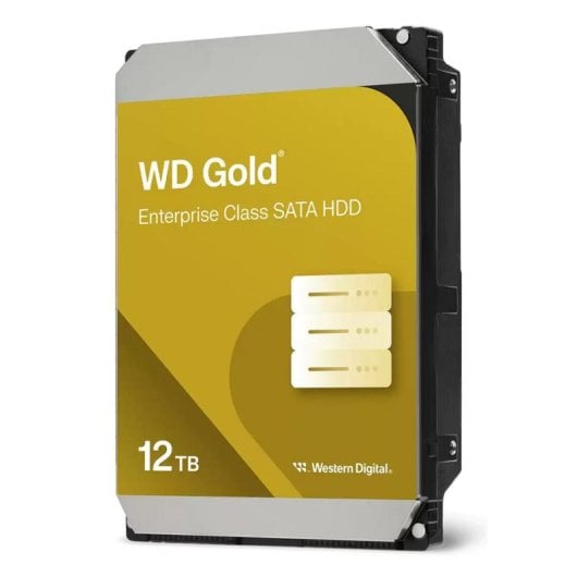 Disco Duro Western Digital Gold WD122KRYZ 12TB HDD 7200rpm SATA3 Servidor