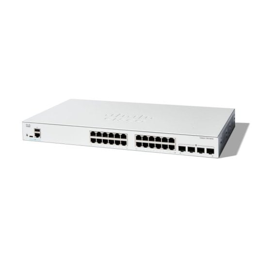 Switch Cisco C1300-24T-4G Gestionado L2/L3 24 Puertos Gigabit Ethernet 4 SFP Metal Blanco