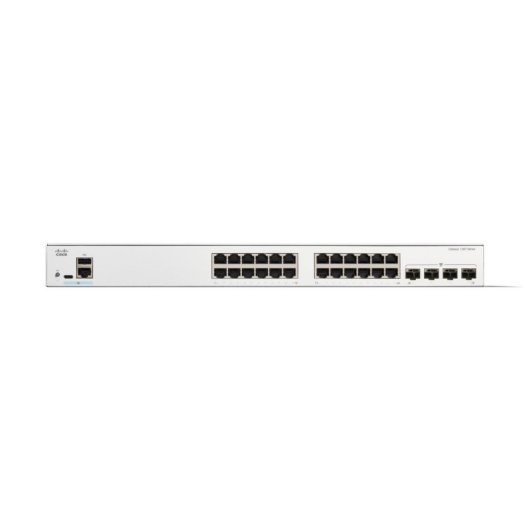 Switch Cisco C1300-24T-4G Gestionado L2/L3 24 Puertos Gigabit Ethernet 4 SFP Metal Blanco