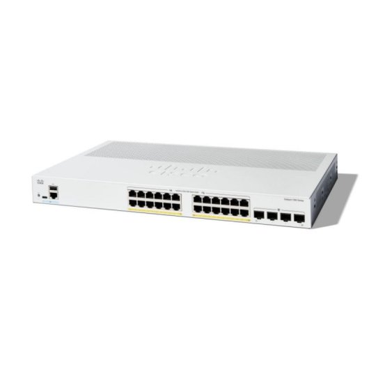 Switch Gestito Cisco Catalyst 1200 28 Porte Gigabit Ethernet PoE 195W Montaggio a Rack 1U