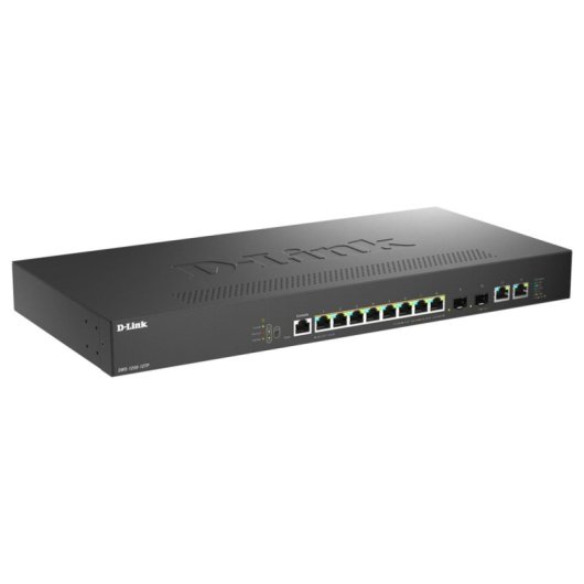 Switch D-Link DMS-1250-12TP/E 10 Puertos 2.5G 2 Puertos 10G PoE+ Administrable Rack