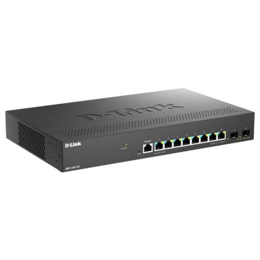Commutateur D-Link DMS-1250-10S/E 2.5G Ethernet 8 Ports Gestionné Montable en Rack