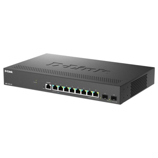 Commutateur D-Link DMS-1250-10S/E 2.5G Ethernet 8 Ports Gestionné Montable en Rack