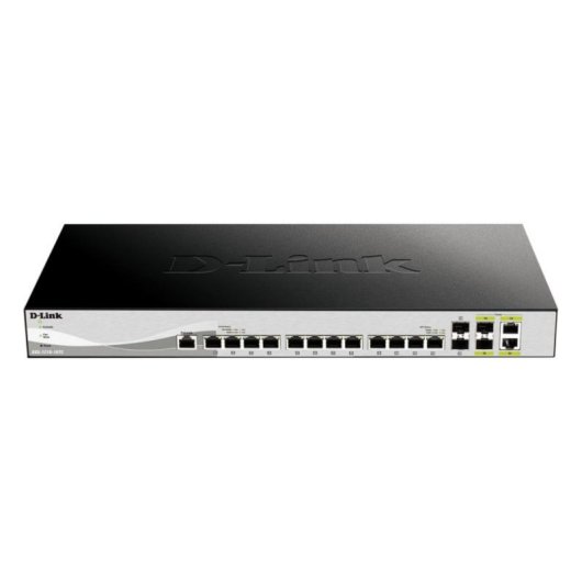 Switch D-Link DXS-1210-16TC/E Gestionado 12x10G RJ-45 2xSFP+ L2 Rack 320Gbps