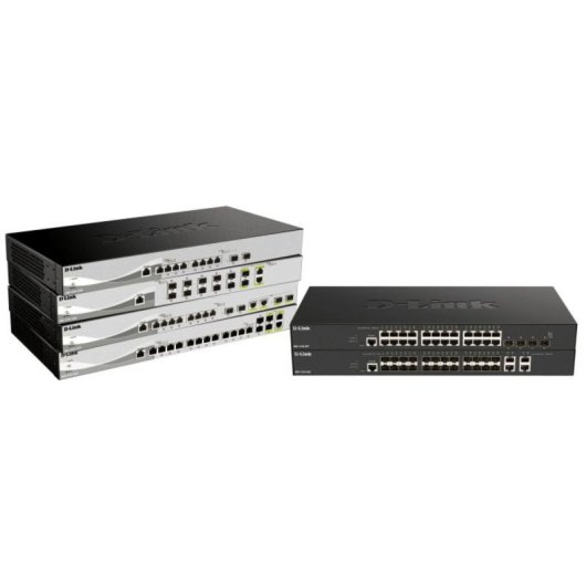 Switch D-Link DXS-1210-16TC/E Gestionado 12x10G RJ-45 2xSFP+ L2 Rack 320Gbps