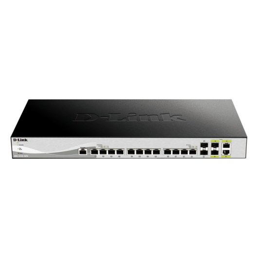 Switch D-Link DXS-1210-16TC/E Gestionado 12x10G RJ-45 2xSFP+ L2 Rack 320Gbps