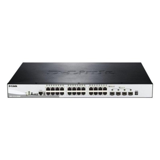 Switch D-Link DGS-1510-28XMP 24 Puertos Gigabit PoE+ 4 SFP+ Apilable L2/L3