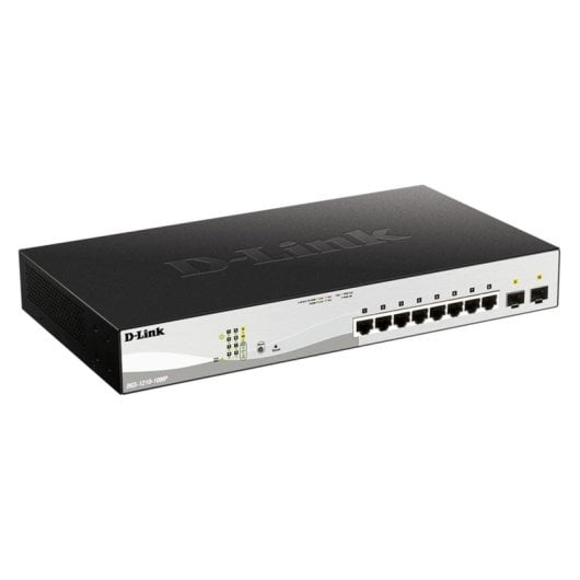 Switch D-Link DGS-1210-10MP 8 Puertos Gigabit PoE+ 130W 2 SFP Gestionado L2