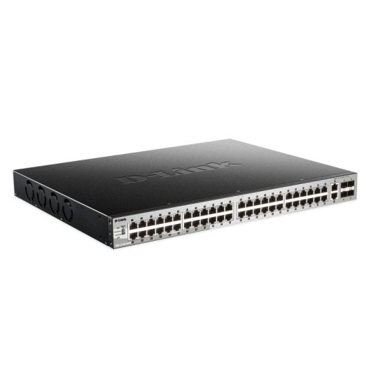 Switch D-Link DGS-3130-54PS 48x Gigabit PoE+ 4x SFP+ L3 Gestionable Apilable Rack