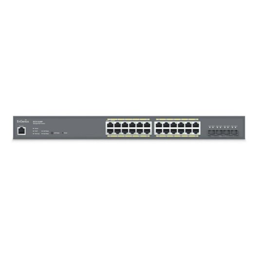 Switch EnGenius ECS1528P 24 Puertos Gigabit PoE+ 4 SFP+ L2+ Gestión Avanzada Rack