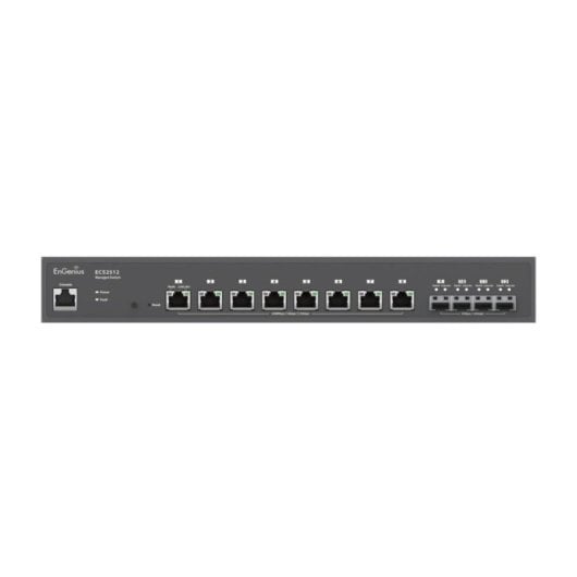 Switch Gestito EnGenius ECS2512 L2+ 8 Porte 2.5G Ethernet Full Duplex Montaggio Rack